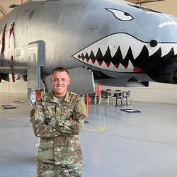 Jackson Huizenga, Dedicated Crew Chief, US Air Force