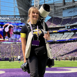 Alli Rusco, Photojournalist, Minnesota Vikings