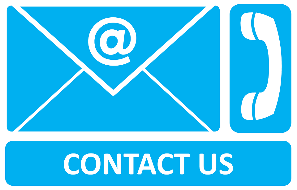 Contact Us telephone envelope icon
