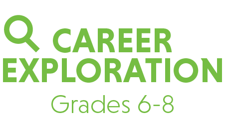 Career Exploration, grades 6 through 8