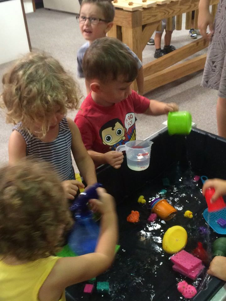 Toddler group at play and learn event