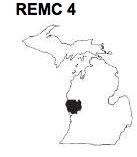 Regional Education Media Centers (REMC) Region 4 state graphic