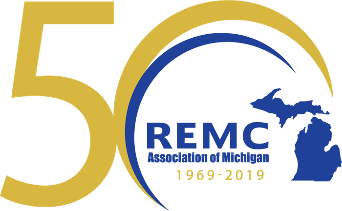 Logo for REMC Association 50th Anniversary